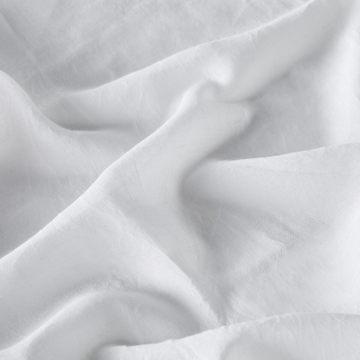 LA REDOUTE INTERIEURS<br>Cortina transparente de poliéster e linho com pregas Aron