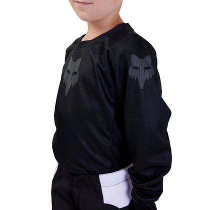 Maillot cross Fox ENFANTS BLACKOUT - Noir