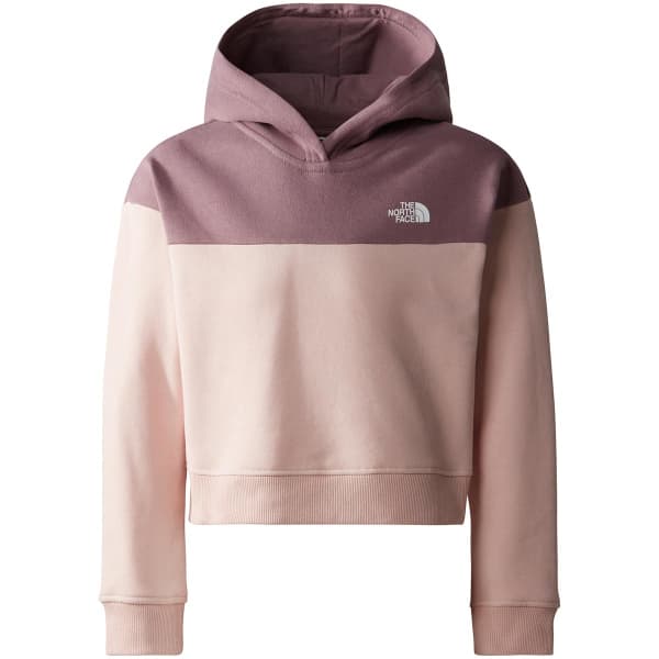 Sweatshirt THE NORTH FACE G CROP P/O HOODIE PINK MOSS/FAWN GREY