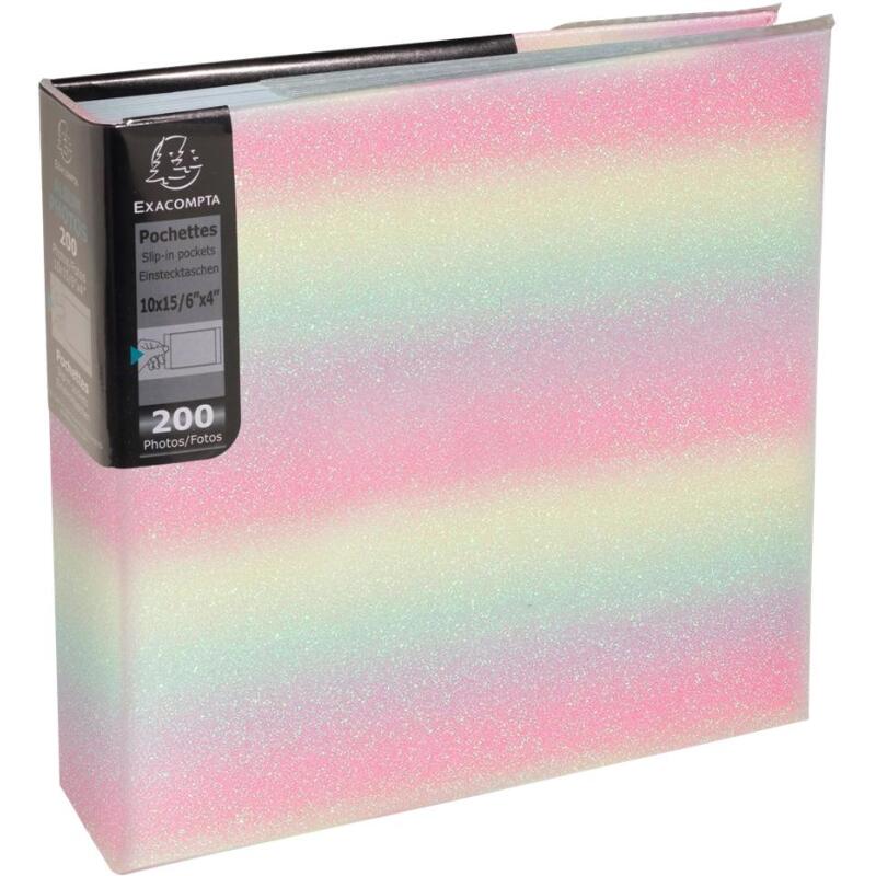 Album photos à pochettes 200 photos 10x15cm Candy - Multicolore