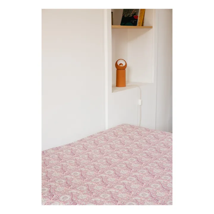 Louise Misha Drap-housse Nicole en coton bio | Rose
