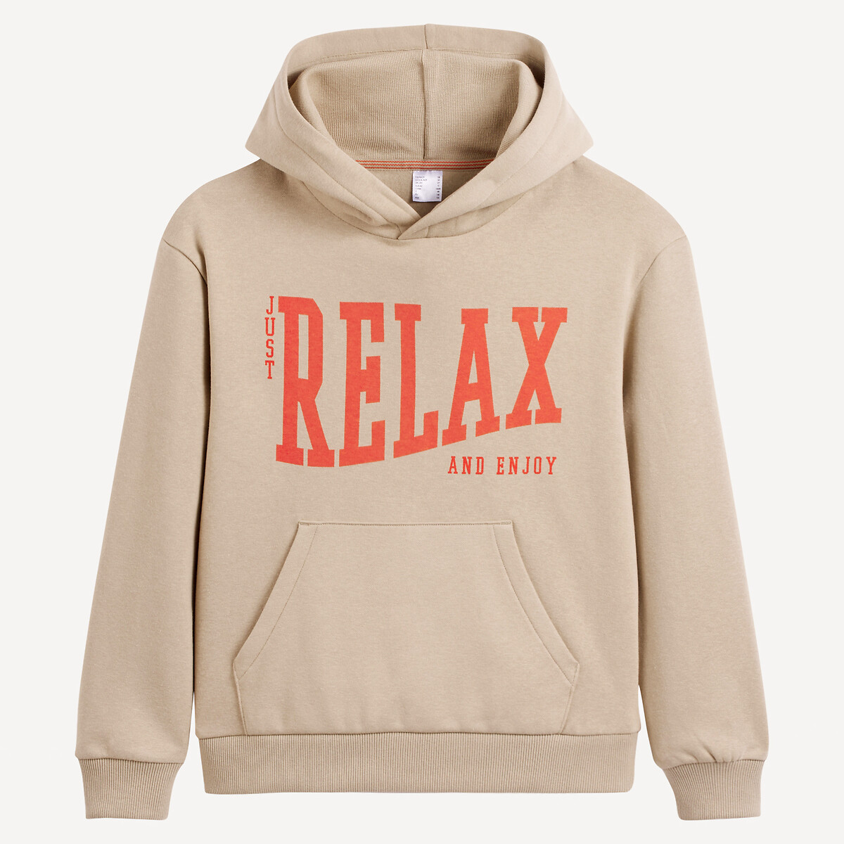 COLEÇÕES LA REDOUTE<br>Moletom de feltro com texto