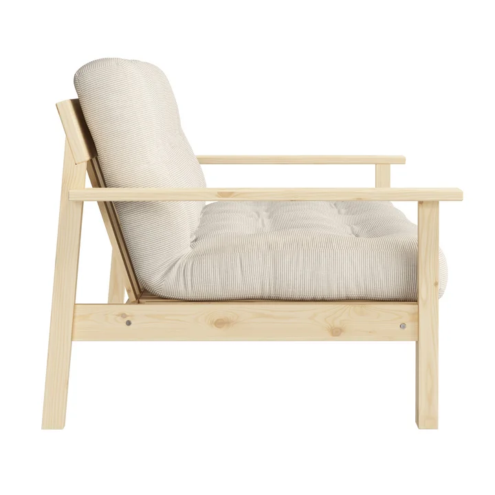 Karup Design - Unwind Schlafsofa, Kiefer natur / dunkelgrau (734)