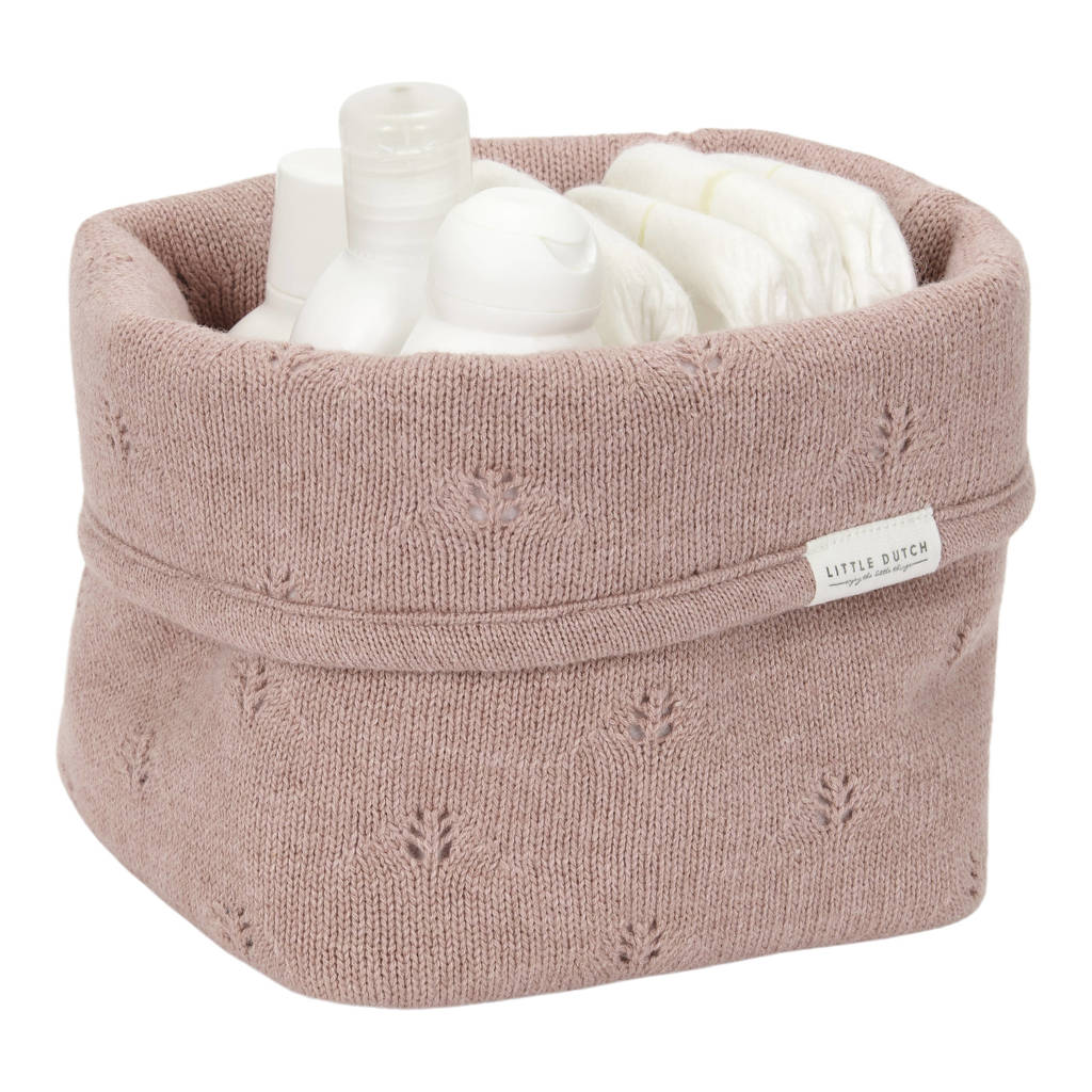 klein gebreid commodemandje Pure Pink Blush