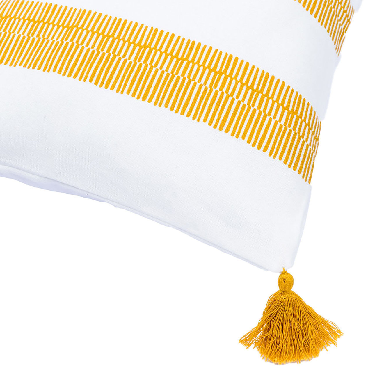 Febronie Housse de coussin Evora moutarde - 50x30 cm