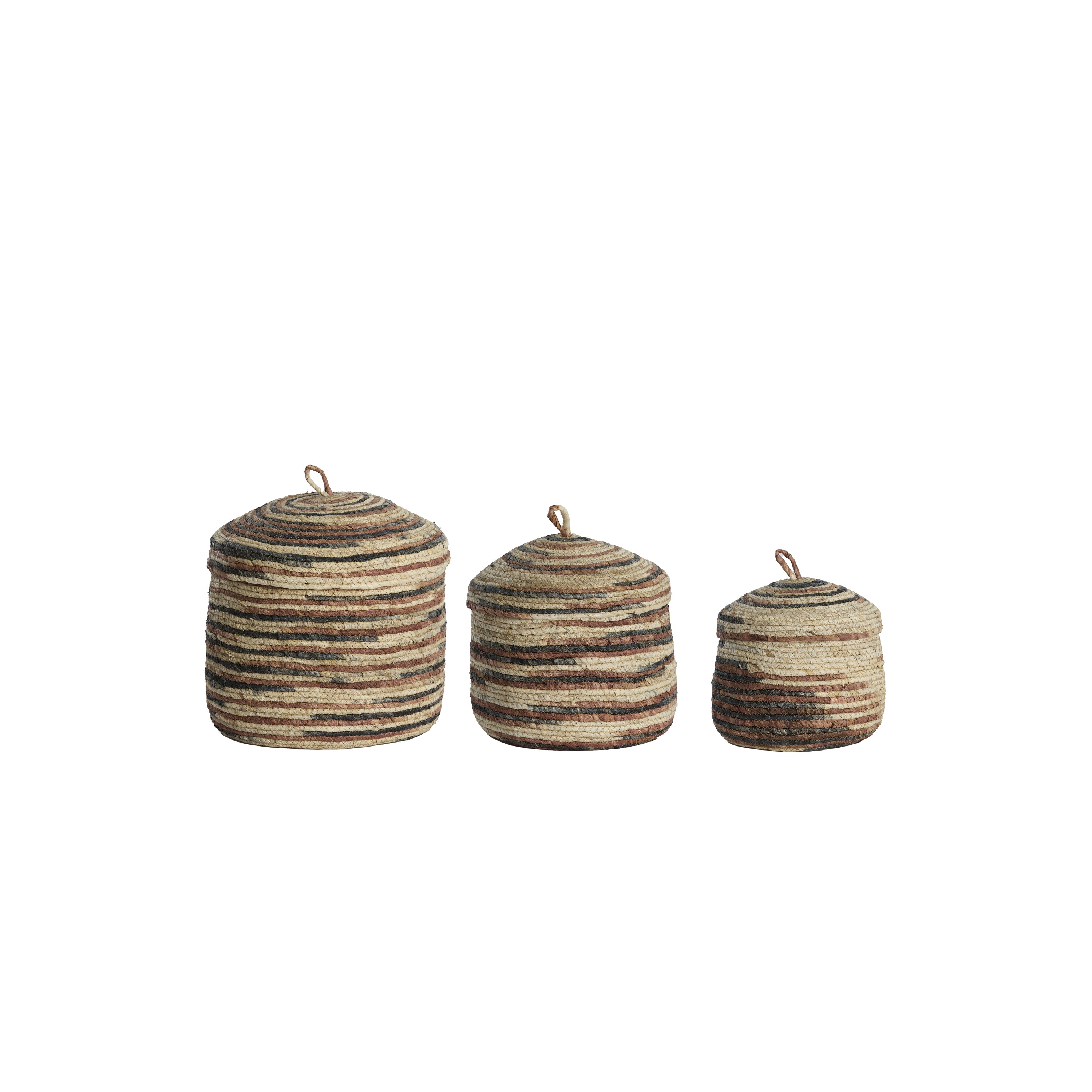 Light & Living - Mand KILRUSH - Ã34x36cm - Bruin - Set van 3