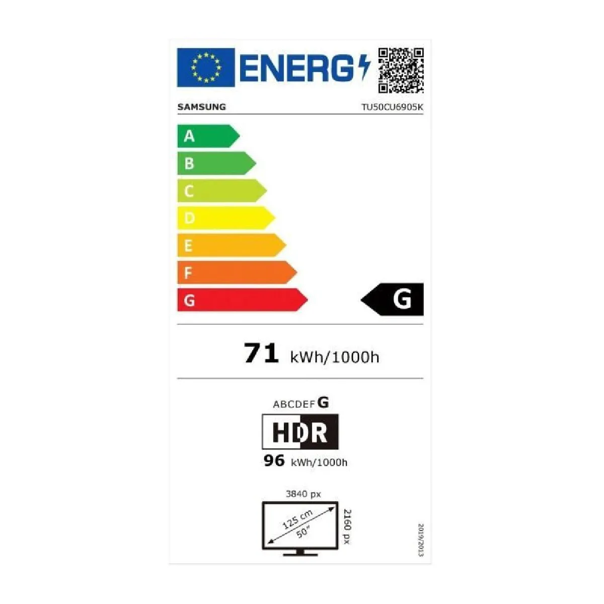 Samsung 50CU6905 - 50