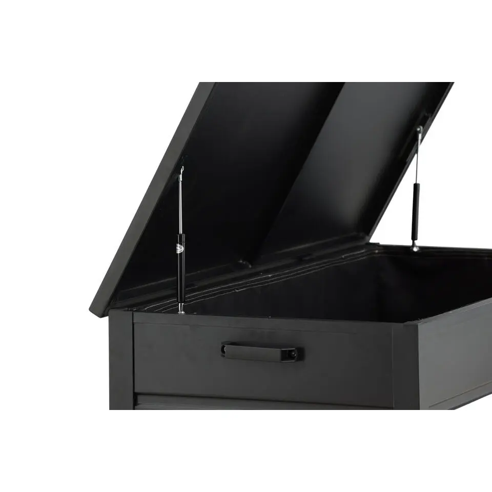 Hioshop Elsa opbergbox zwart