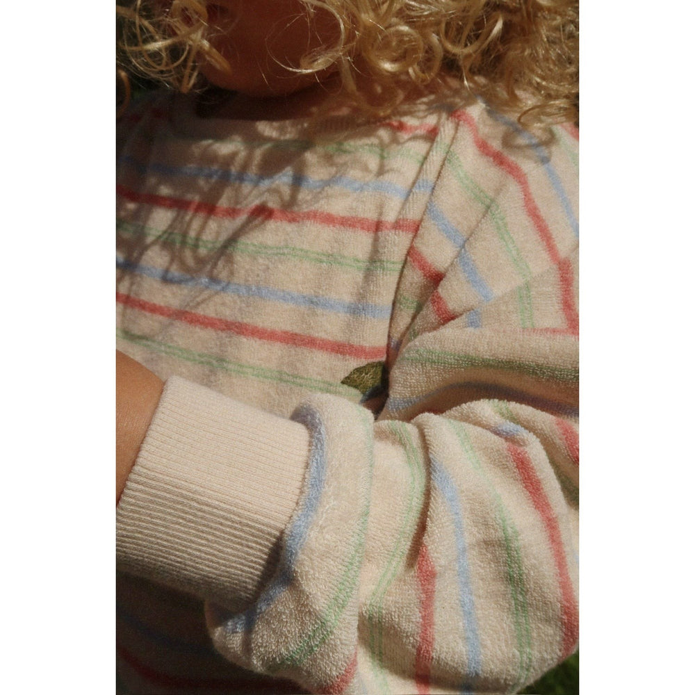Køb Konges Sløjd Confetti Stripe Itty Rib Sweatshirt Gots
