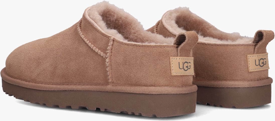 bruine ugg instappers w classic micro
