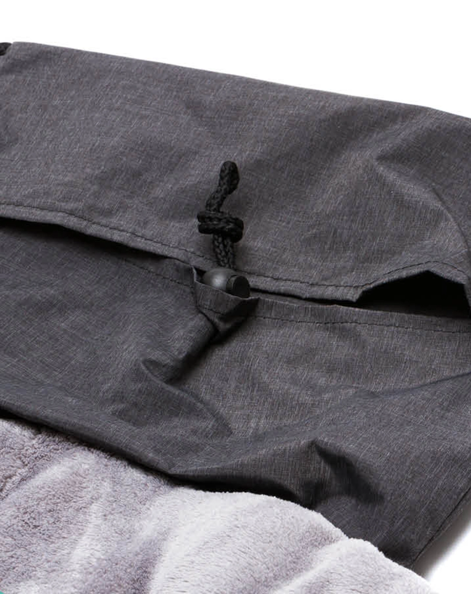 Winterfußsack K2 SOFT in dunkelgrau melange
