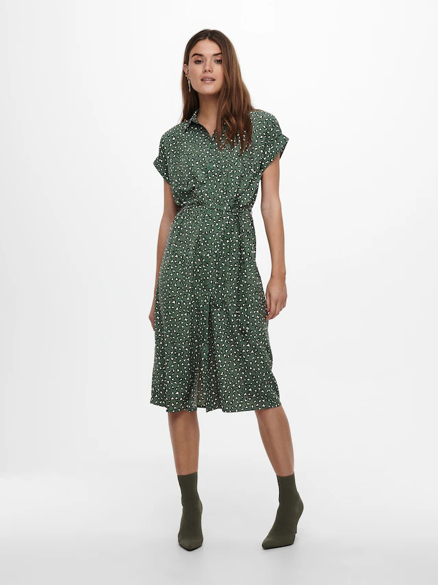 ONLY Hemdblusenkleid »ONLHANNOVER S/S SHIRT DRESS NOOS WVN« Brusttaschen Sommerkleid