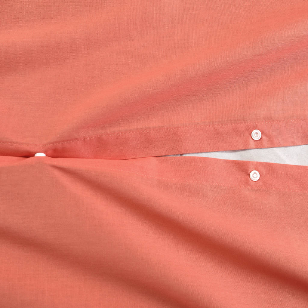 katoenen dekbedovertrek 2-persoons roze (200x220 cm)