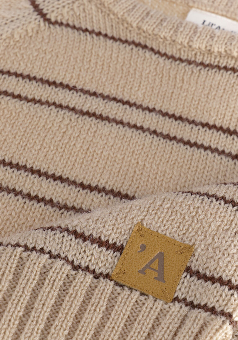LIL\\' ATELIER zand lil' atelier trui nmmeroger ls knit wii