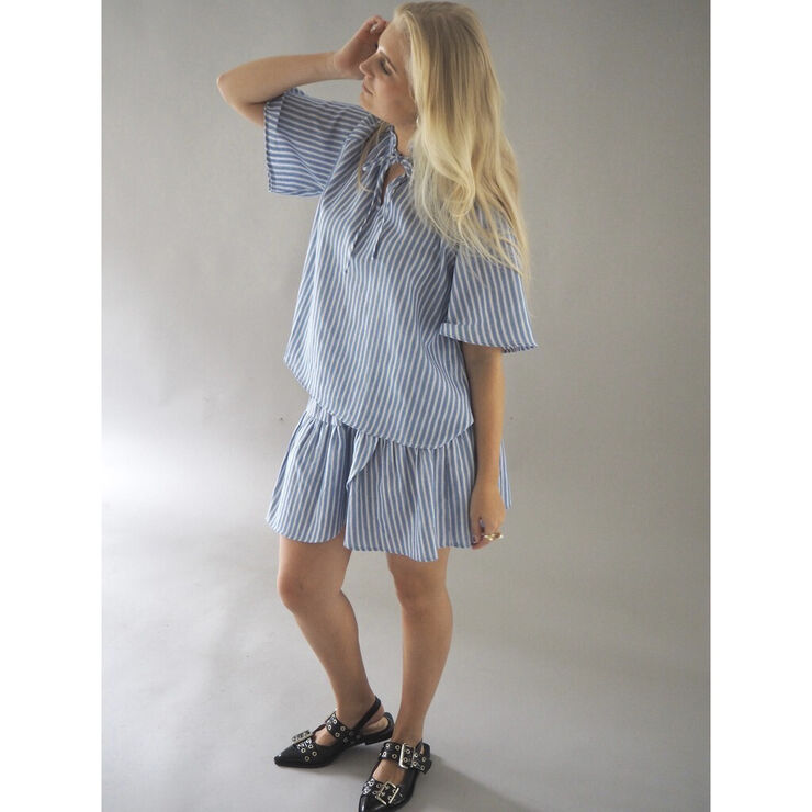 A-VIEW Safia blouse Blue/white stribe
