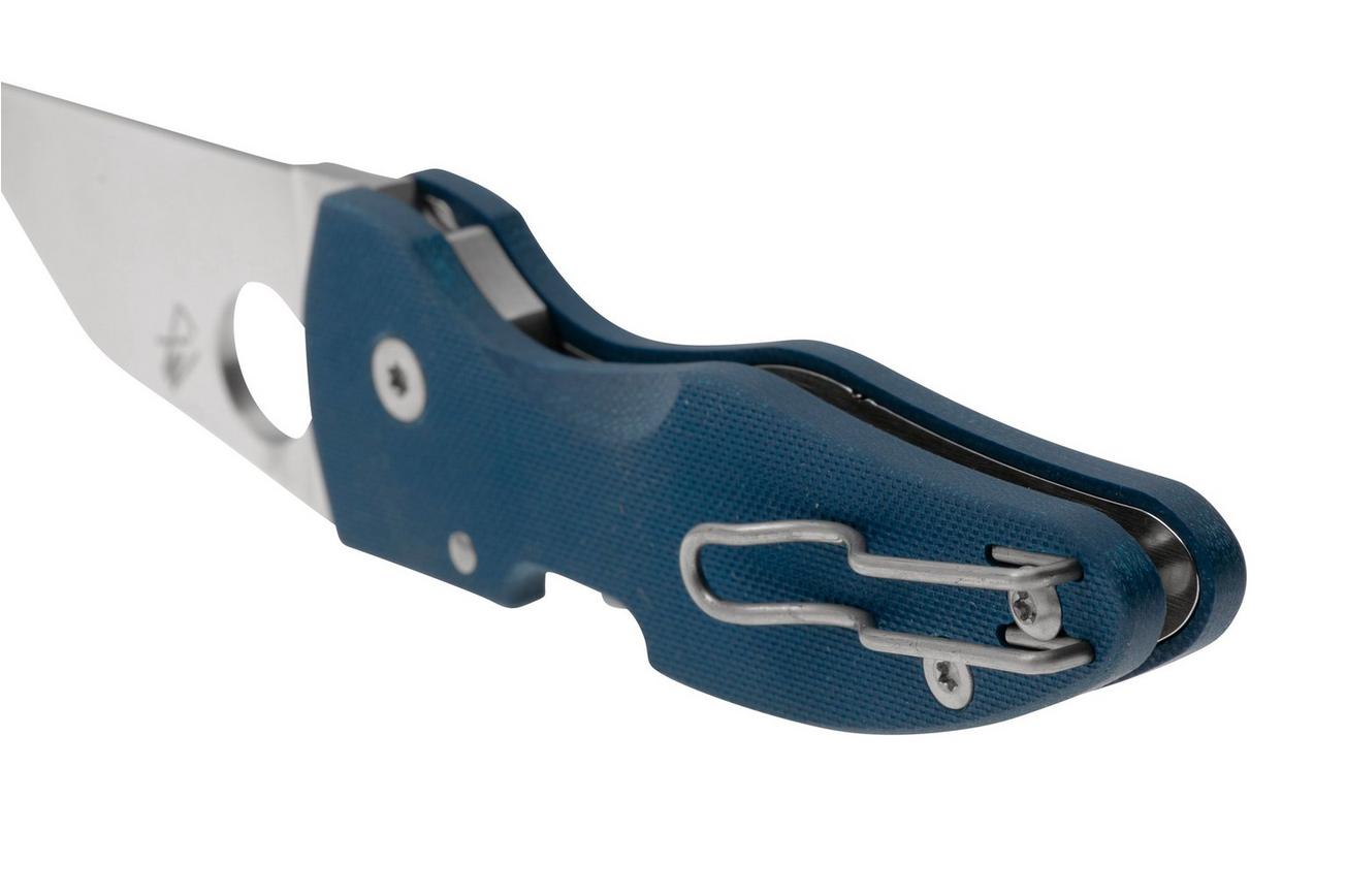 Spyderco MicroJimbo CPM SPY27 C264GPCBL Cobalt Blue G10, zakmes, Michael Janich design