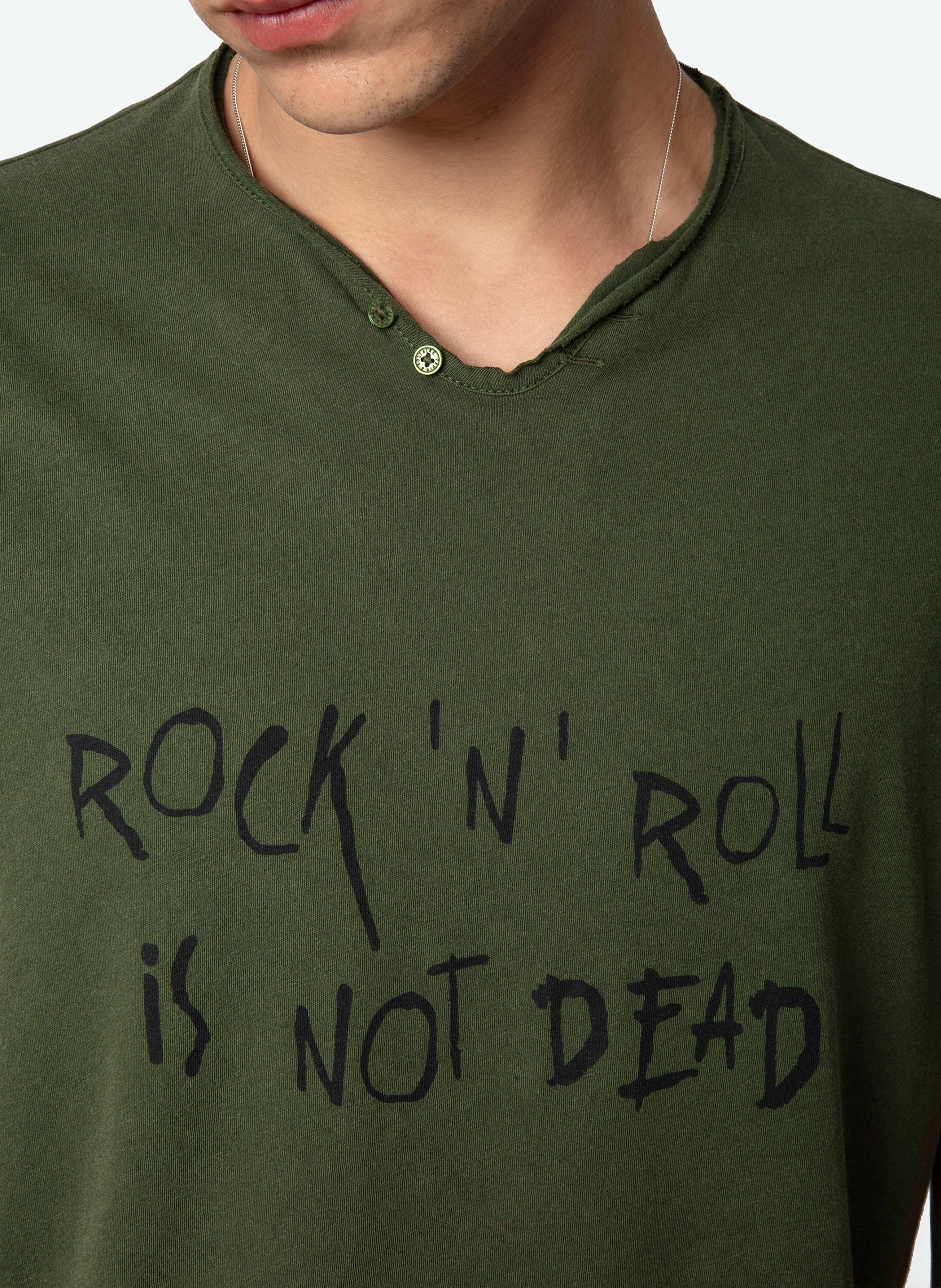 MONASTI - Tee-shirt droit en coton bio | Vert