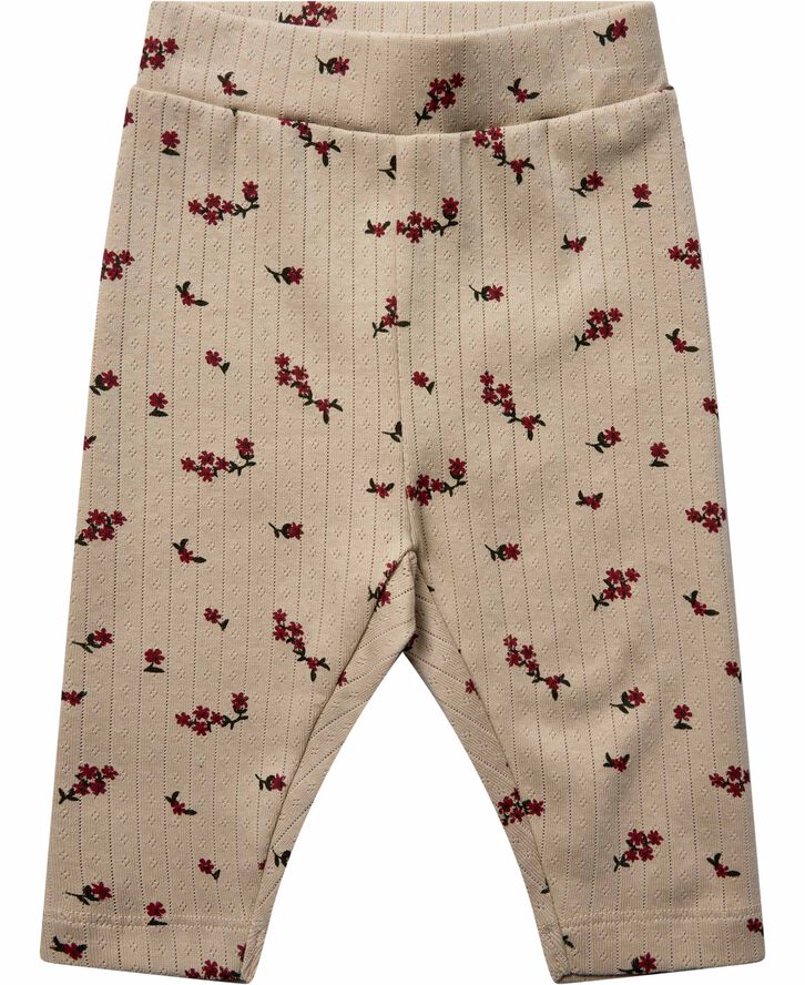 Magasin du Nord Collection Emilie 2 baby leggings GOTS Red flower