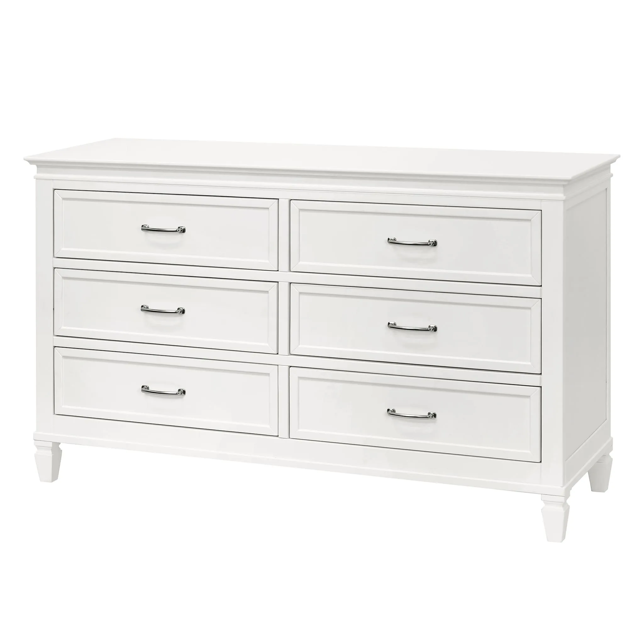 Million Dollar Baby Bureau 6 Tiroirs Darlington - Blanc Chaud