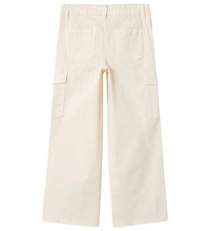 Name It Hosen - NkfRose Wide Twill - Turteltaube