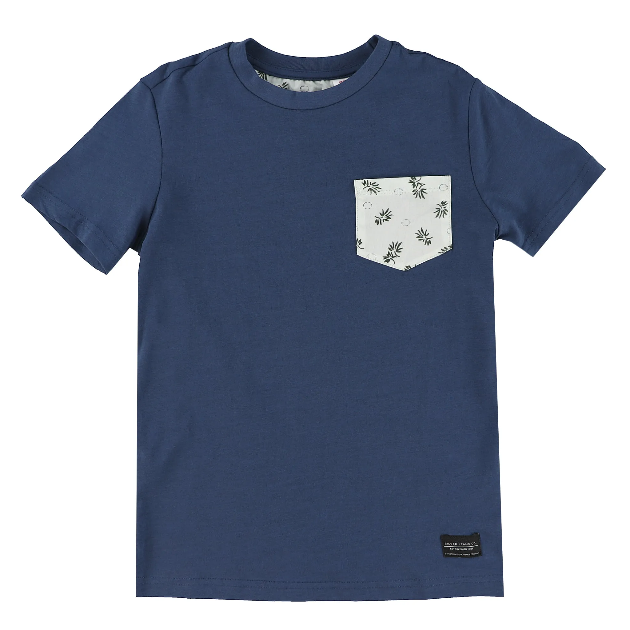 Silver Jeans T-Shirt Poche Palmier 7-16ans