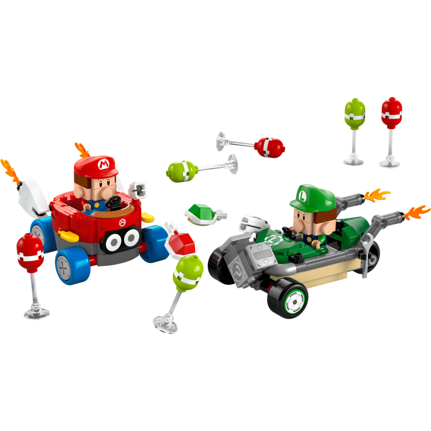 LEGO® Super Mario 72034: Mario Kart – Baby Mario vs. Baby Luigi ab 8 Jahren
