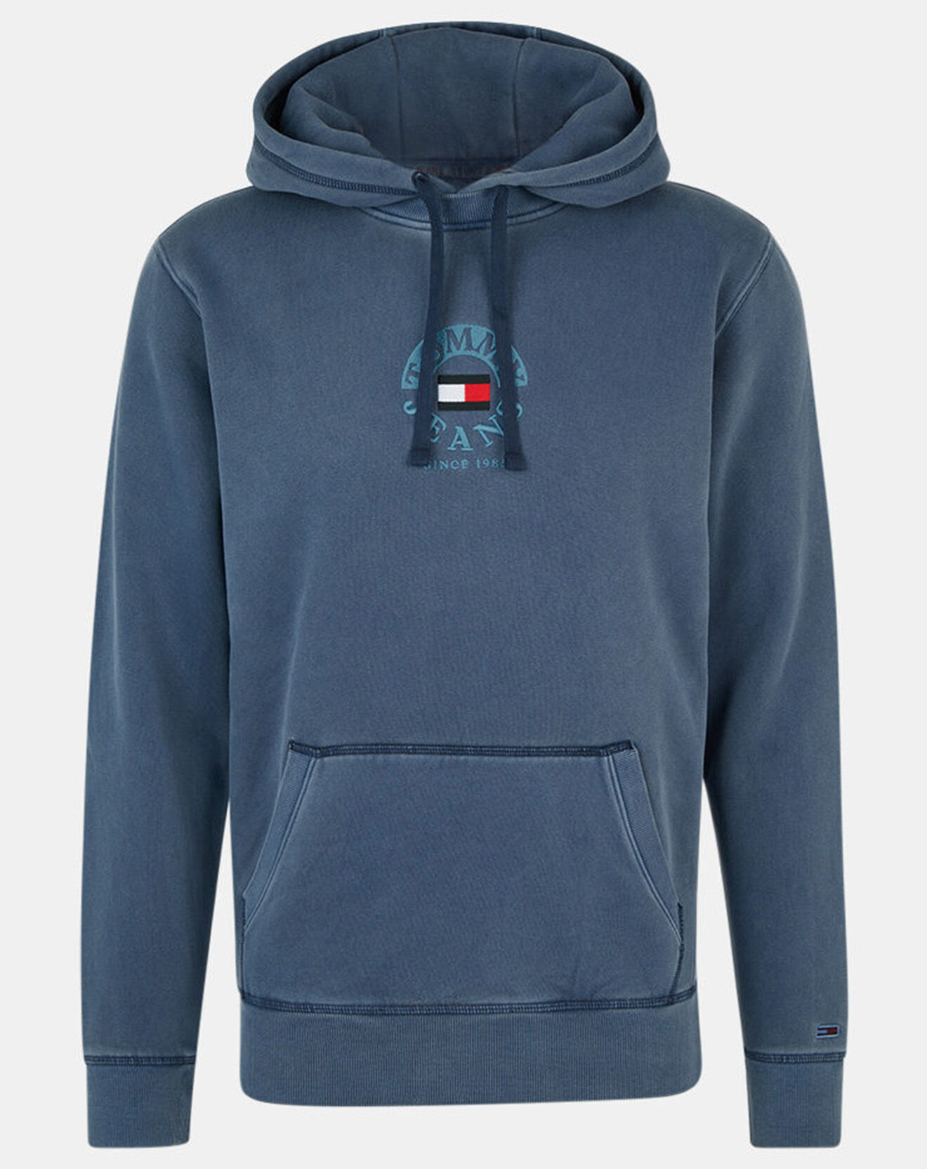 Tommy Jeans Sweat à capuche Timeless Circle bleu marine