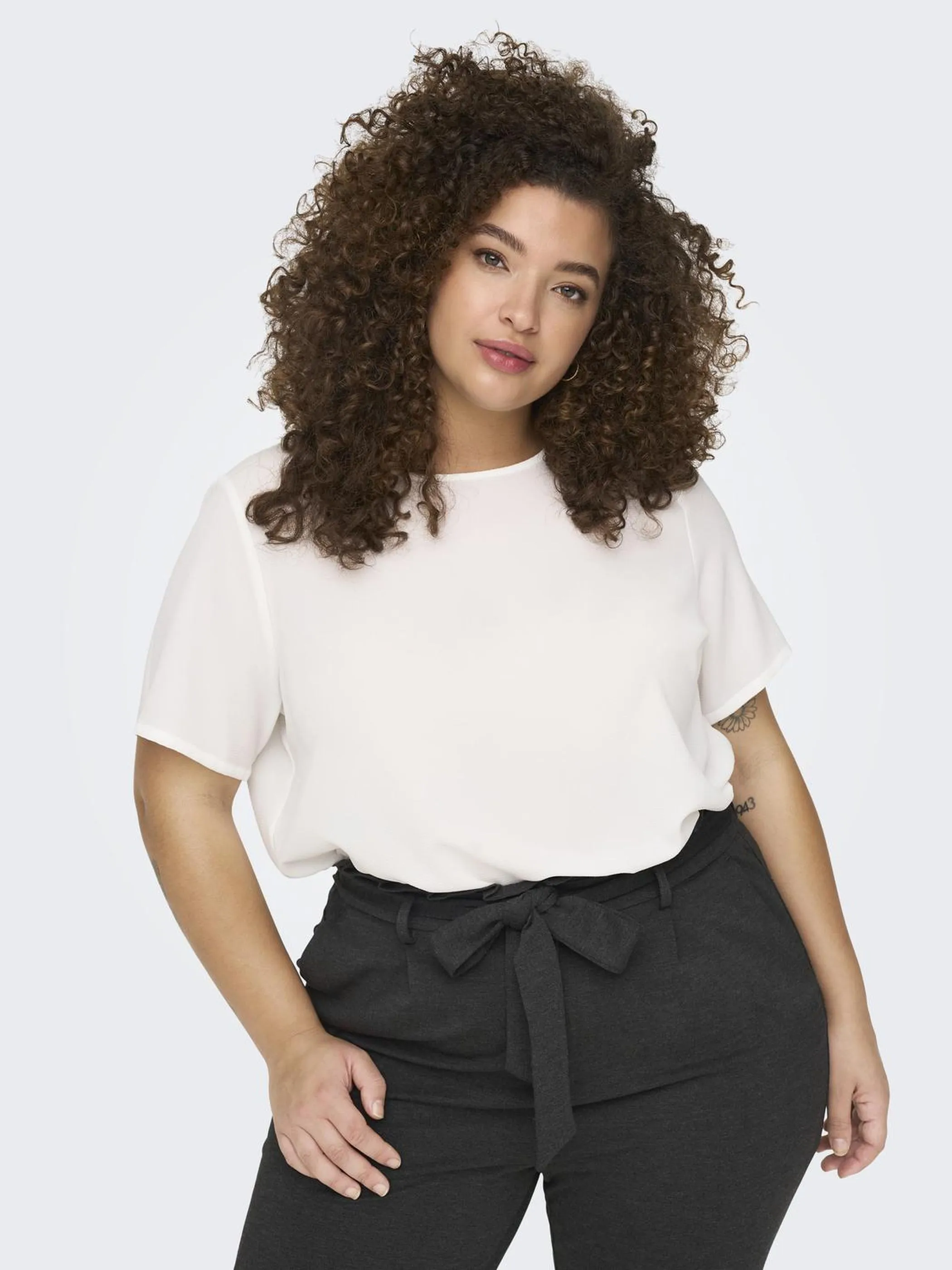 Only Carmakoma CARVICA SS AOP TOP NO Bluse