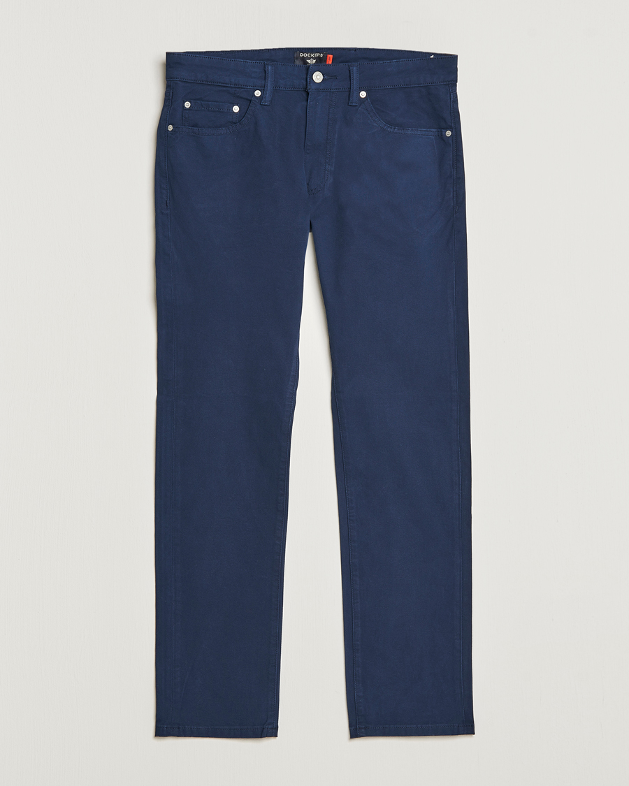 Dockers 5-Pocket Cotton Stretch Trousers Navy Blazer