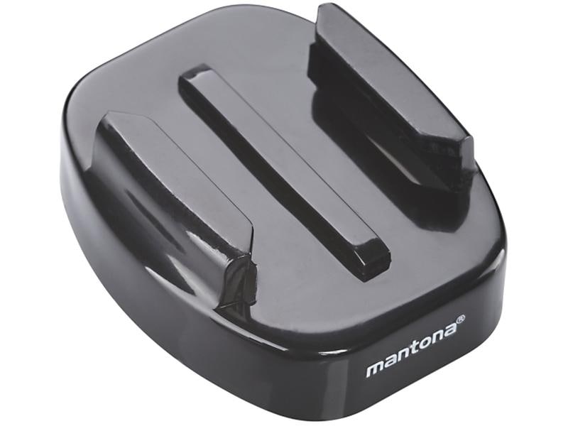 Mantona Schnellwechselplatte Set GoPro 1/4 Zoll Schnellspann Halterungen aus Metall und Kunststoff für GoPro Adaptersysteme