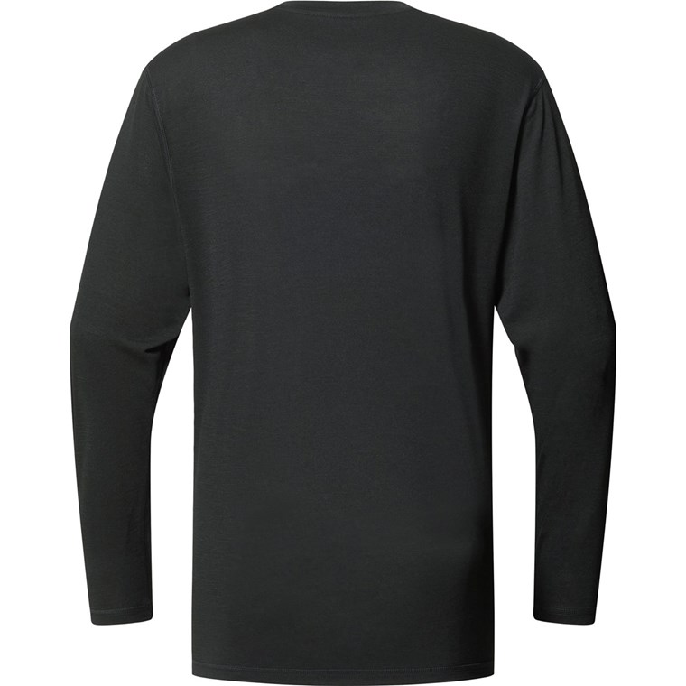 Haglöfs Kaise Wool LS Tee Men True Black