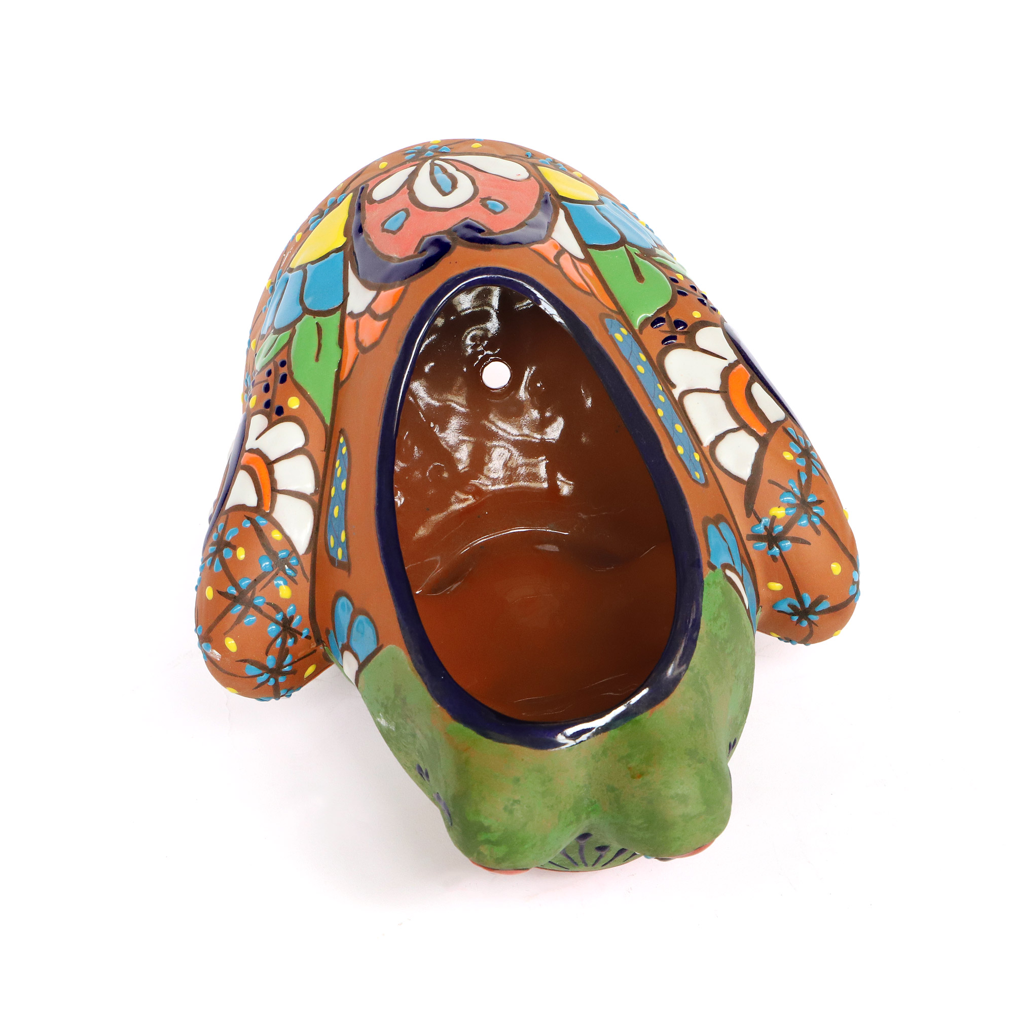 Pflanzgefäß 'Frosch', Terrakotta, multicolor, L 25 cm, B 25 cm, H 25 cm günstig bestellen