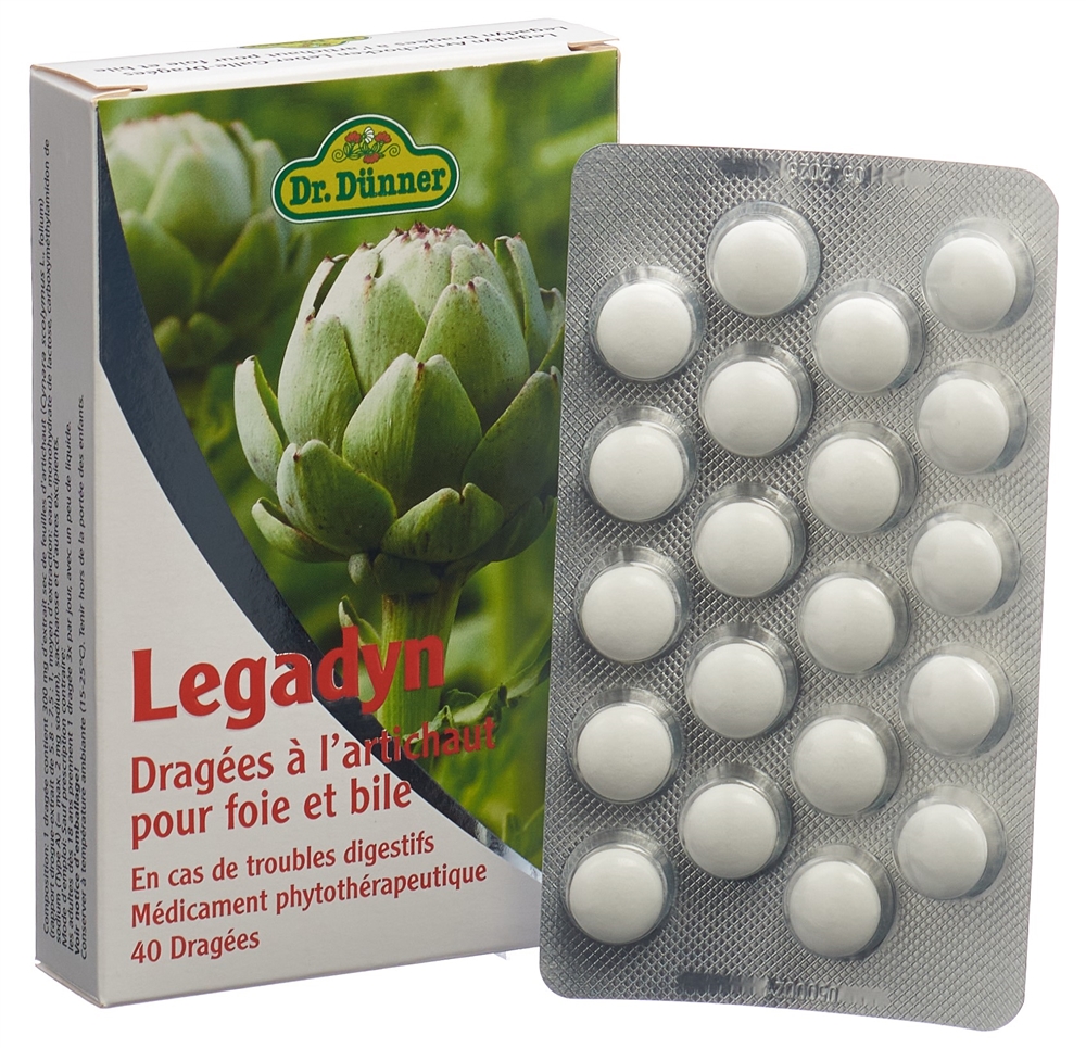 Legadyn Artischocken Leber Galle<br>40 Stück, Blister, Überzogene Tablette