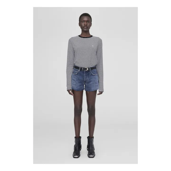 Anine Bing T-shirt Rylan Coton Bio | Noir