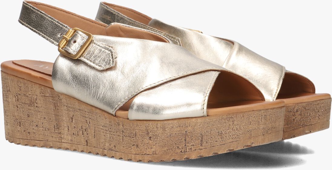 gouden ayana sandalen met hak 722031