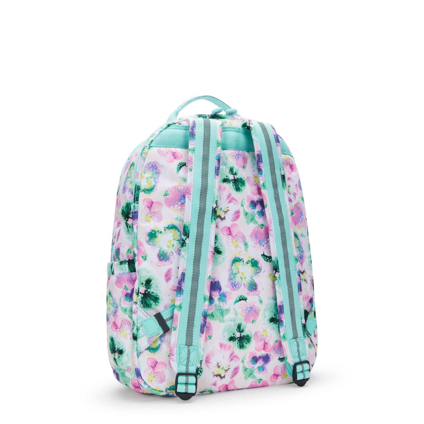 SEOUL LAP Grand sac à dos avec compartiment séparé pour ordinateur portable - Aqua Blossom
