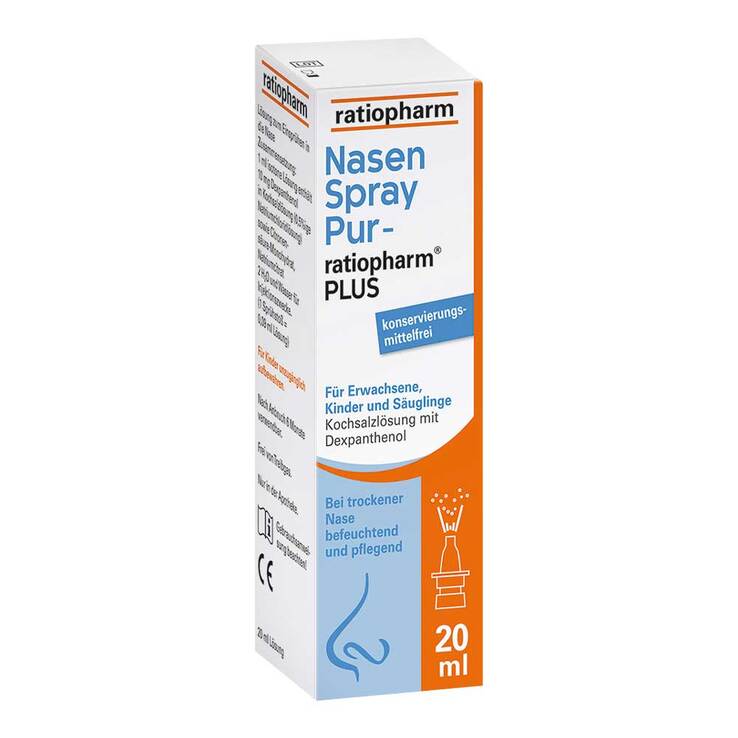 Nasenspray pur ratiopharm plus, 20 ml