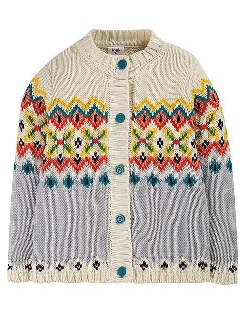 FRUGI - GILET FLOSSIE FAIRISLE CARDIGAN