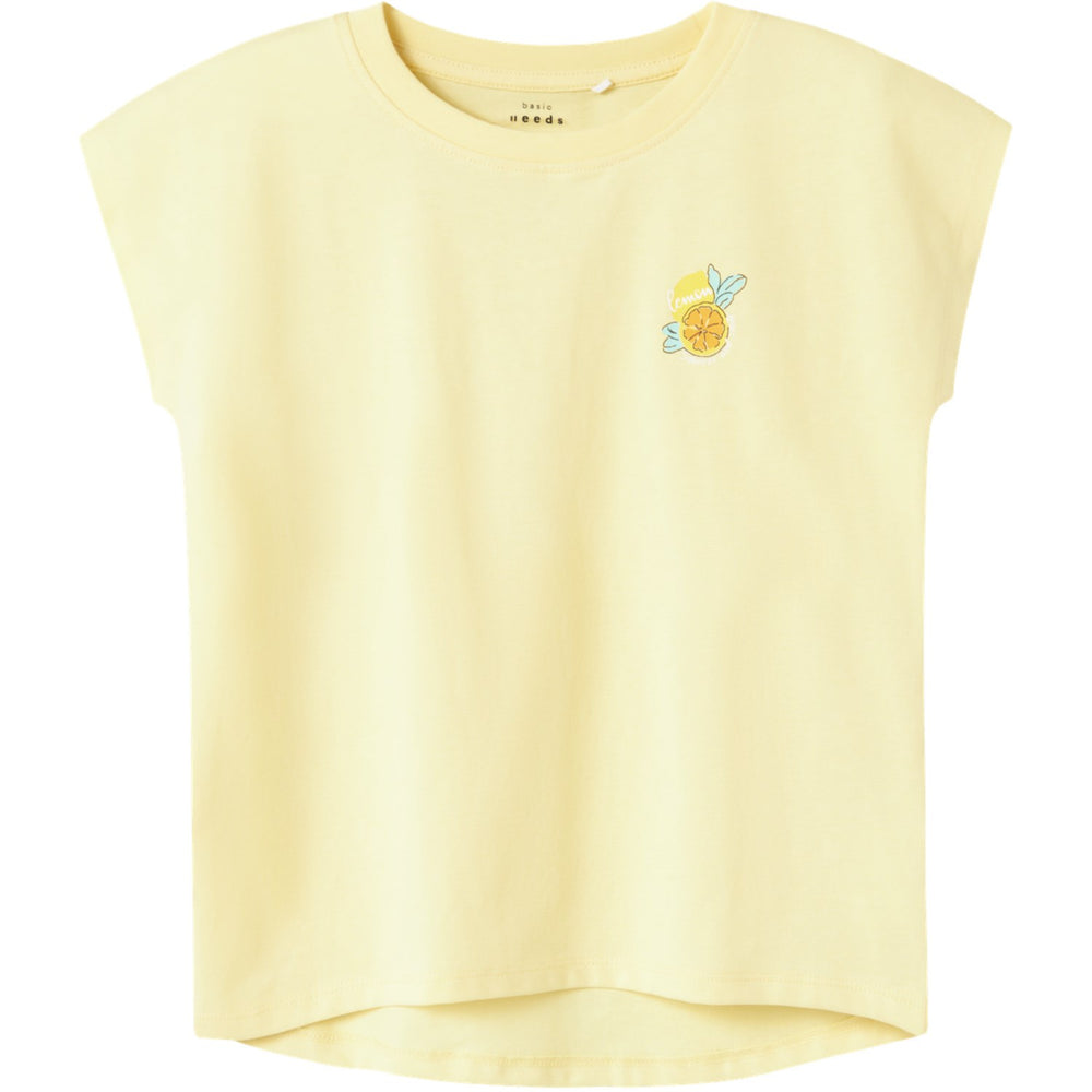 Køb Name It Lemon Meringue Lemon Varutti Capsl Loose T-Shirt