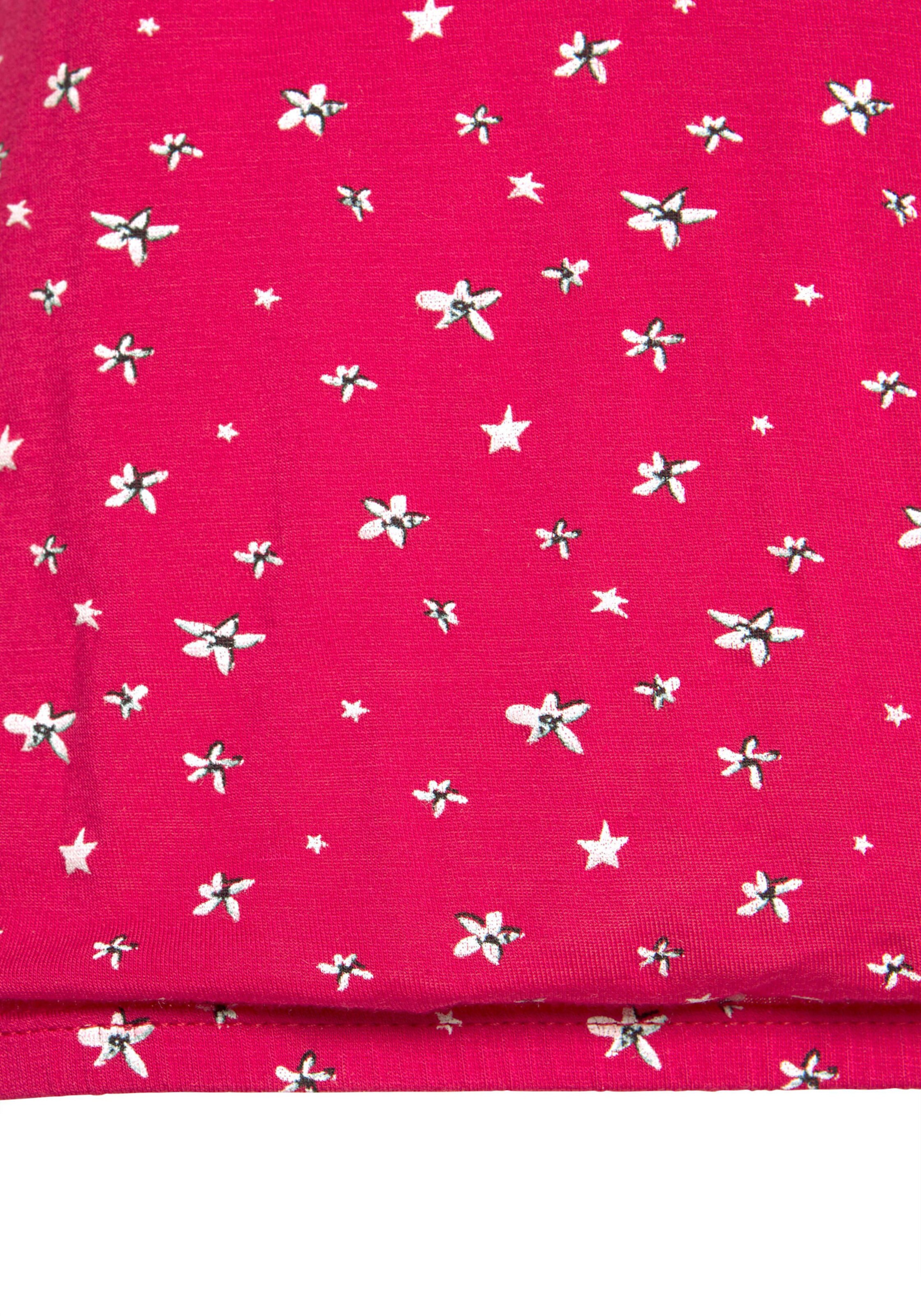 LASCANA Kurzarmshirt in pink, navy