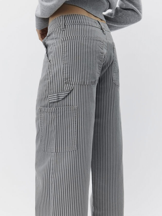 Sofie Schnoor Trousers Grey striped