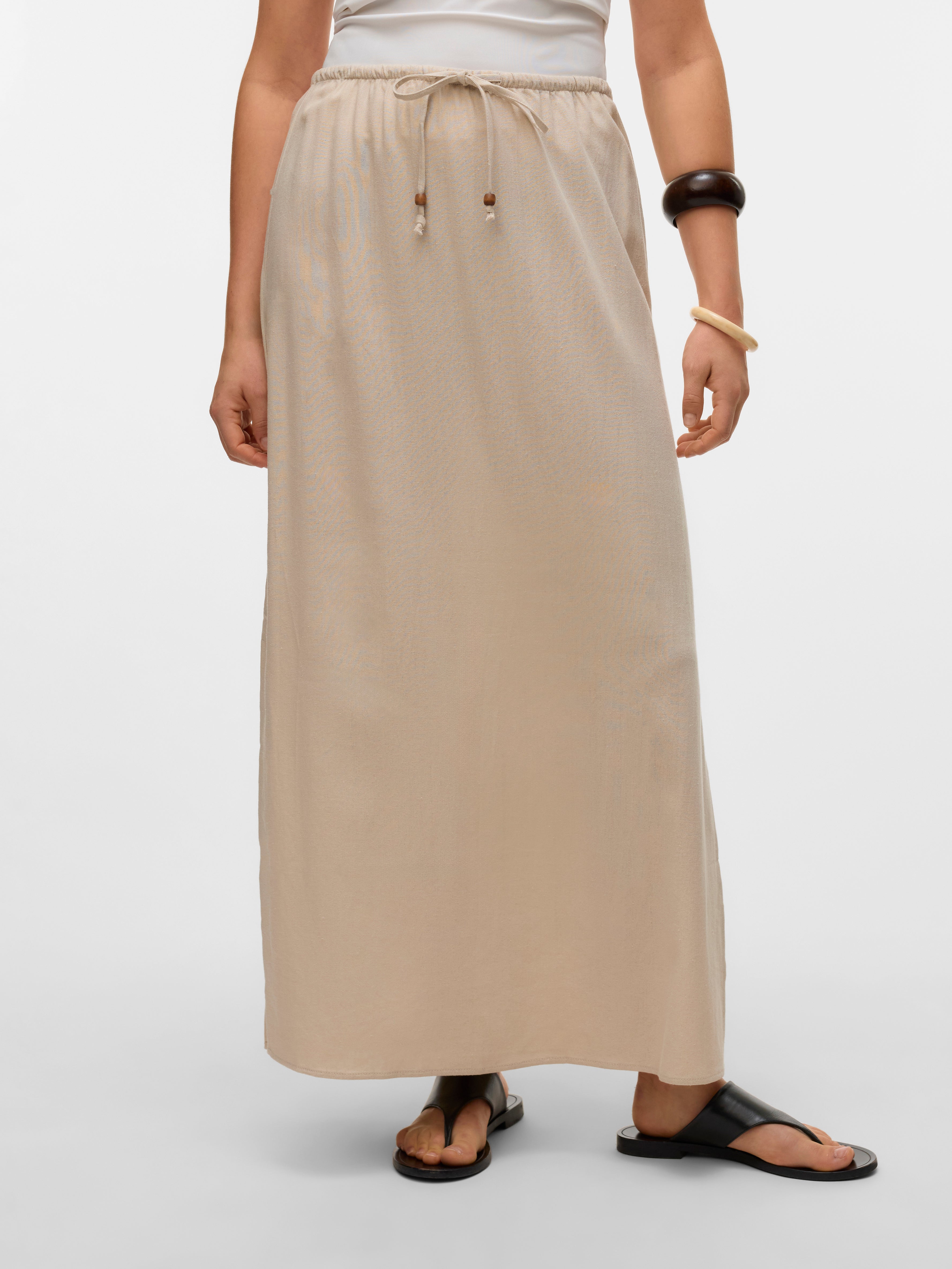VMMYMILO Mid waist Lange rok