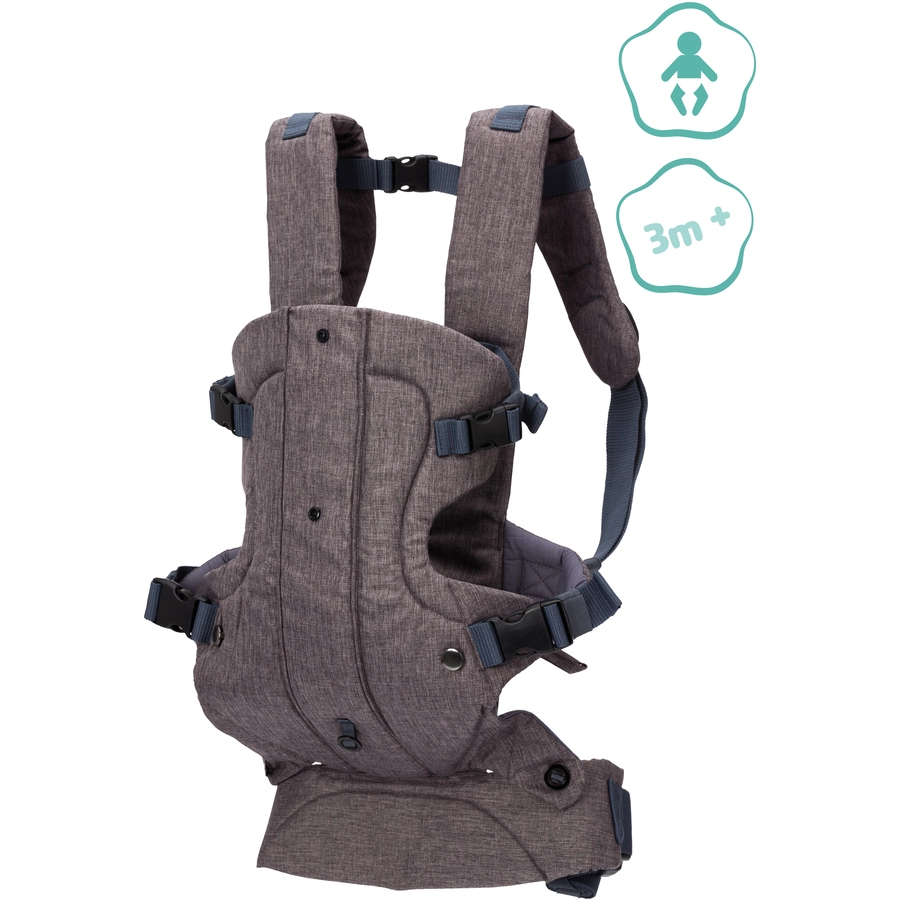 fillikid Bauchtrage Walk Grau Melange