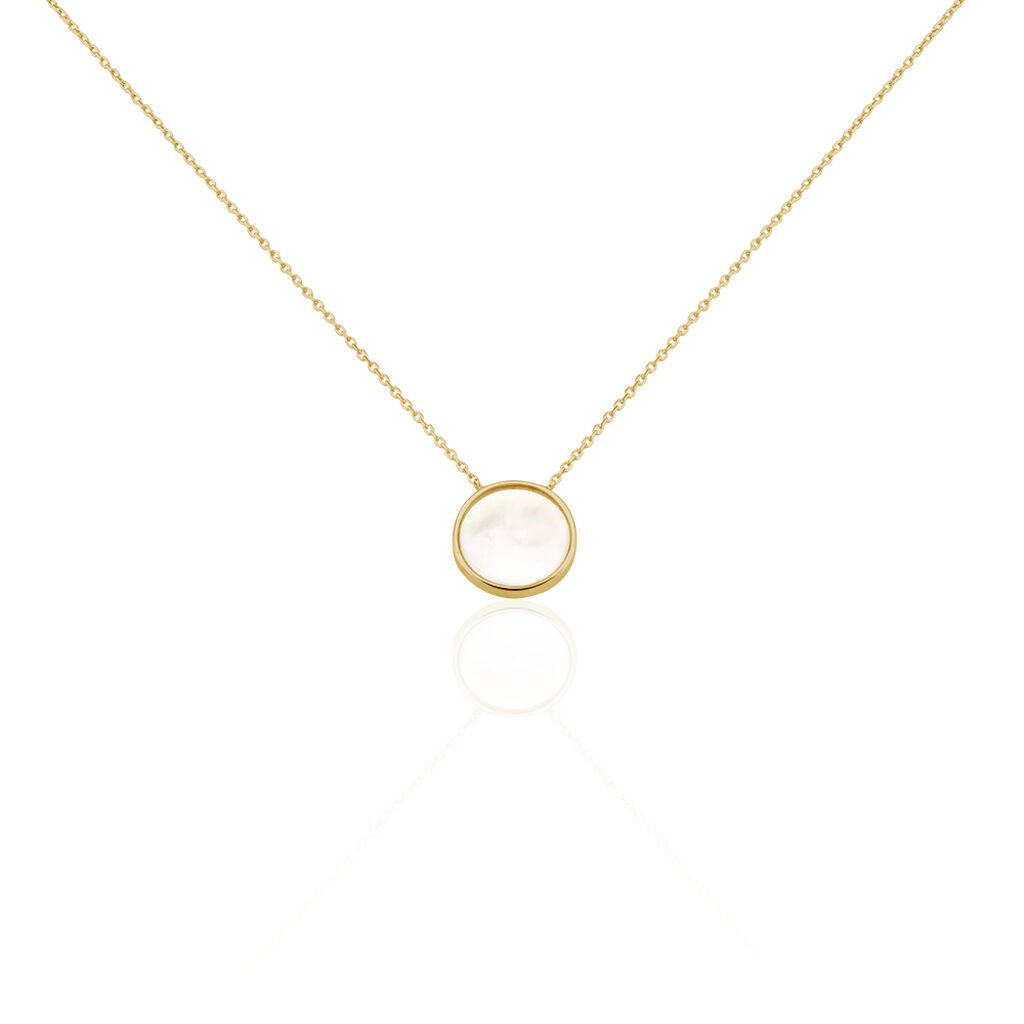 Collier Alta Plaqué Or Jaune Nacre