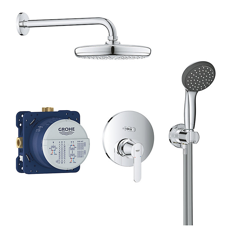 Kit de douche mécanique à encastrer Grohe Get Perfect