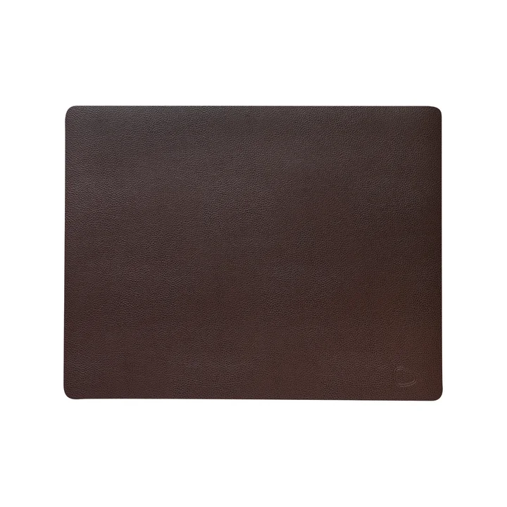 Lind DNA - Tischset Square L 35 x 45 cm, Serene rotbraun
