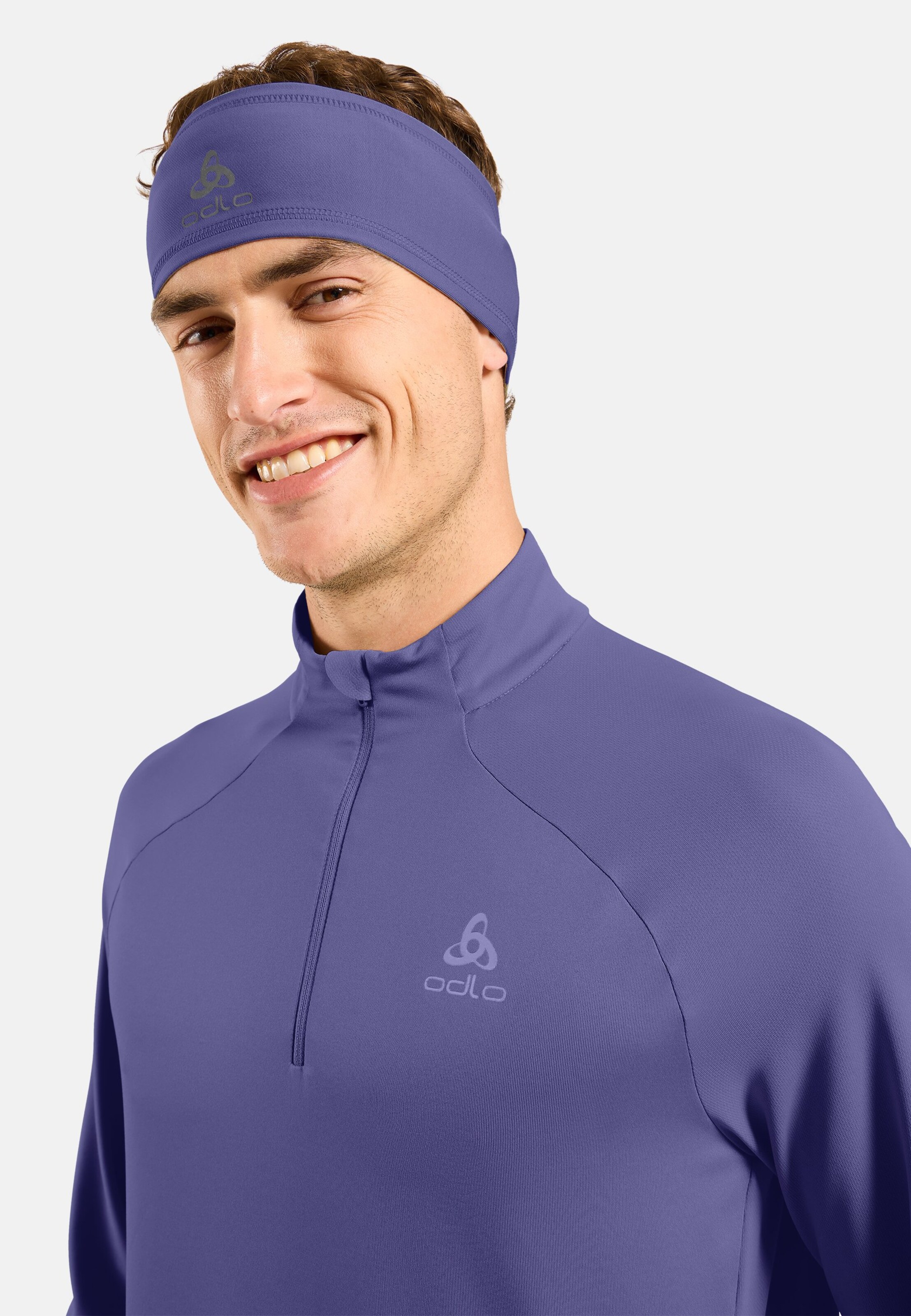 Essentials Ceramiwarm Mid Layer mit Halbreissverschluss in Skipper Blue