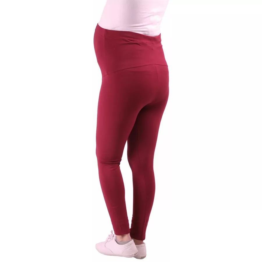 M.M.C. Umstandsleggings Komfortabel Weinrot