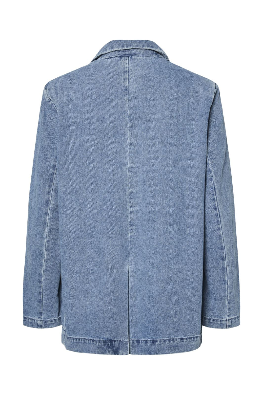 Pieces Pcfulla Ls Loose Denim Blazer Fsy
