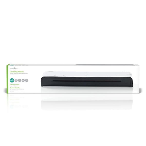 Laminator | Hot & Cold | A3 | 300 mm/min | Slå av automatisk | Nettstrøm drevet | Hvit